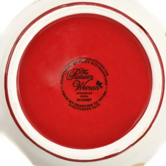 The Pioneer Woman Vintage Stoneware Utensil Holder Farmhouse Red